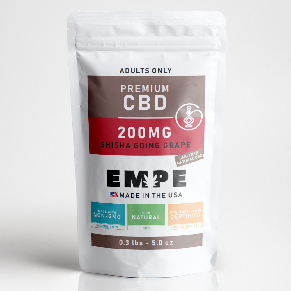 CBD Shisha Grape Premium Organic Hemp EMPEUSA
